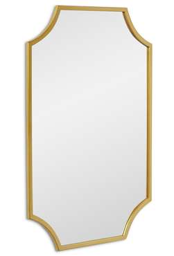 Настенное зеркало Lyra в раме золотого цвета