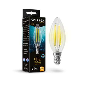Лампочка Voltega 7218 Candle 9W Graphene Crystal