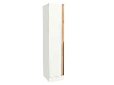 Шкаф с вешалом и гладильной доской Азарт Ш645.2 светло-серого цвета левый