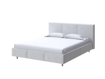 Кровать Novo 160х200 светло-серого цвета