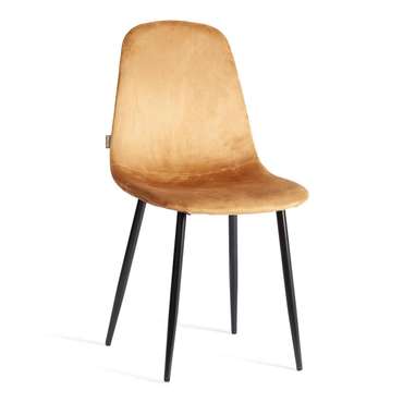 Комплект из четырех стульев Breeze коричневого цвета
