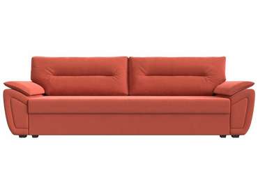 Прямой диван-кровать Нэстор Лайт кораллового цвета