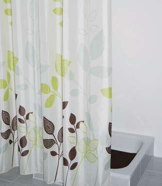 Штора для ванных комнат Gerlinde 180х200 бежевого цвета