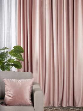 Комплект из двух штор Monaco 170х270 розового цвета