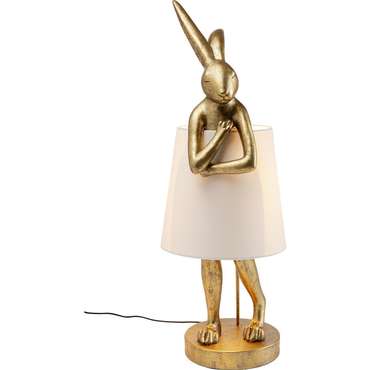 Лампа настольная Rabbit с абажуром из хлопка