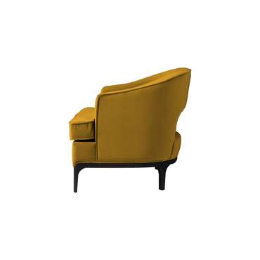 Кресло Lounge горчичного цвета