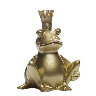 Статуэтка "Лягушка-Король" (золотая)