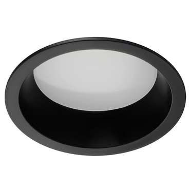 Рамка (светильник) PVC д/LED-модулей 941хх и LED-ламп D50мм PIANO ROUND ЧЕРНЫЙ IP65
