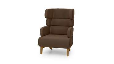 Кресло для отдыха Арт коричневого цвета