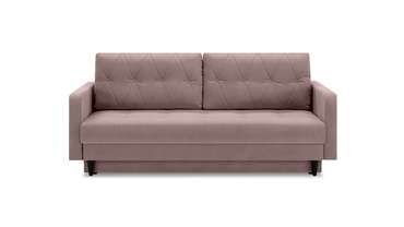 Прямой диван-кровать Бостон Лайт темно-розового цвета