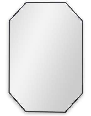 Настенное зеркало Stilig M в раме черного цвета