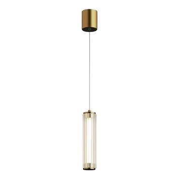 Светильник подвесной ST-Luce Латунь/Прозрачный LED 1*8W 4000K BAMBOO