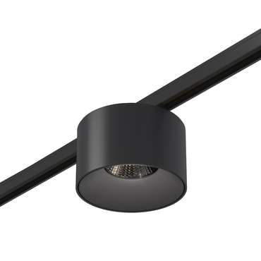 Магнитный трековый светильник Черный LED 1*5W 4000K 350Lm Ra&gt;90 36° IP20 D60xH37 24V SUPER5