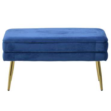 Банкетка-бокс синего цвета