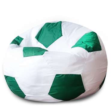 Кресло Мяч бело-зеленого цвета
