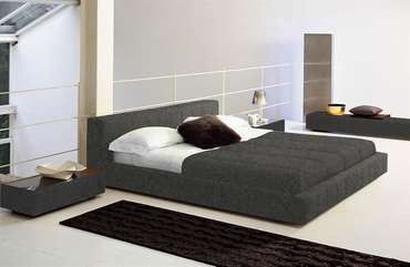 DG-HOME Кровать Squaring Basso Grey Cashmere