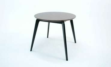 Обеденный стол Arki К 90 черно-коричневого цвета