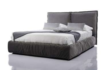 Кровать Now 160х200 серого цвета с ортопедической решеткой