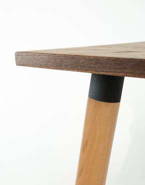 Обеденный стол 70х110 коричневого цвета