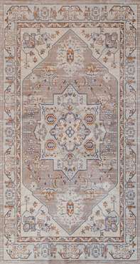 Ковер Silk myral 80x150 бежево-серого цвета