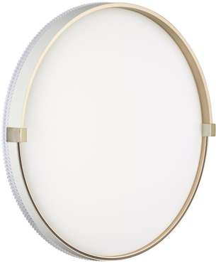 Настенно-потолочный светильник Sonex Olidi White 7646/DL PALE SN пластик/белый/золотой LED 48Вт 4000К D390 IP43