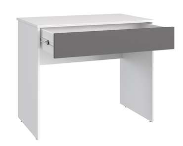 Письменный стол Оскар бело-серого цвета