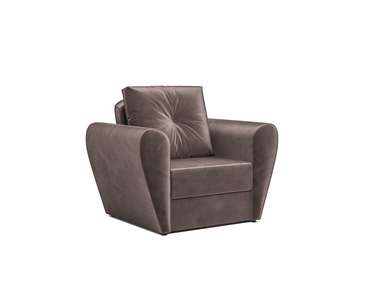 Кресло-кровать Квартет серо-коричневого цвета
