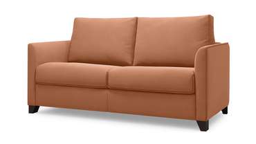 Диван-кровать Лион 157 оранжево-коричневого цвета