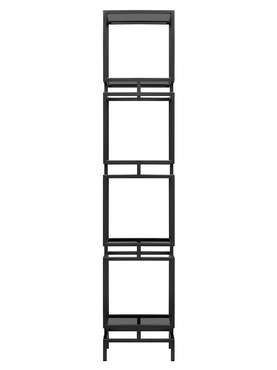 Стеллаж Cubic-4 черного цвета