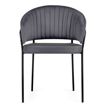 Обеденный стул Лео серого цвета