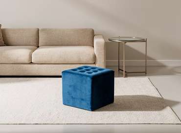 Пуф Lori темно-синего цвета