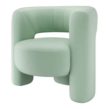 Кресло Zampa светло-зеленого цвета