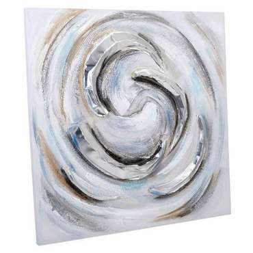 Картина Холст древесина ели 80 x 3 x 80 cm