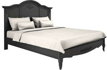 Кровать Akrata 160×200 черного цвета 