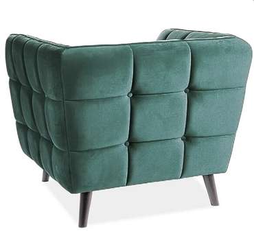 Кресло Castello 1 зеленого цвета