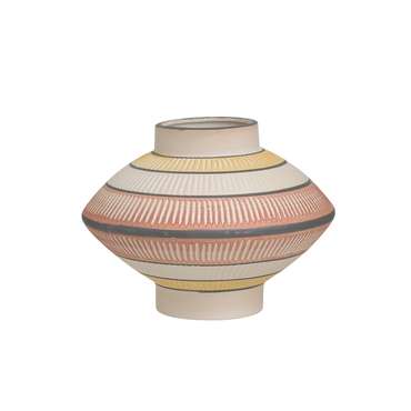 Керамическая ваза Form розово-бежевого цвета