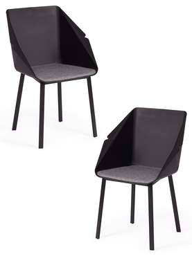 Комплект из двух стульев Doro черного цвета