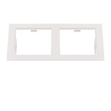 Рамка DOMINO Double QUADRO MR16 БЕЛЫЙ