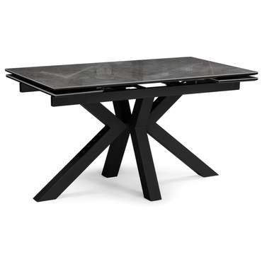 Раздвижной обеденный стол Бронхольм серого цвета