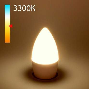 Светодиодная лампа C37 8W 3300K E27 BLE2711 формы свечи