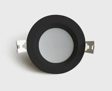 Встраиваемый светильник IT08-8018 black 3000K (стекло, цвет белый)