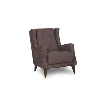 Кресло Плимут темно-коричневого цвета