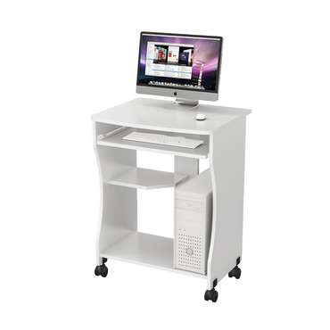 Компьютерный стол белого цвета