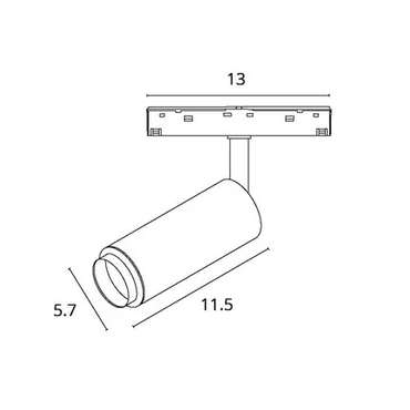 Магнитный трековый светильник Arte Lamp OPTIMA A7276PL-1WH