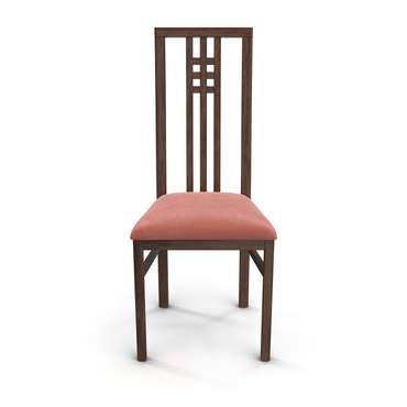 Деревянный стул Palermo U коричнево-терракотового цвета