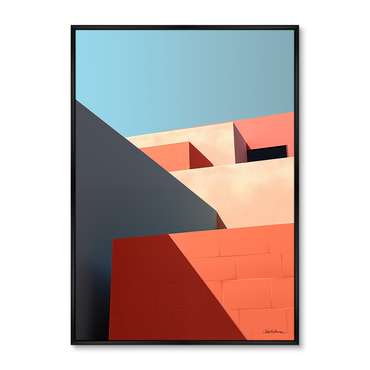 Репродукция картины City morning geometry, No 2, 2024г.