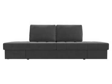 Прямой диван трансформер Сплит серого цвета