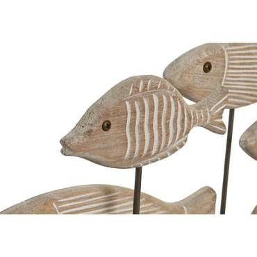 Декоративная фигура 51 x 8 x 27 cm Отделка состаренная Светло-коричневый Спирали