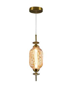 Светильник подвесной светодиодный Tale бронзово-янтарного цвета