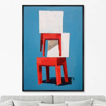 Репродукция картины Chair collection, No 3, 2024г.